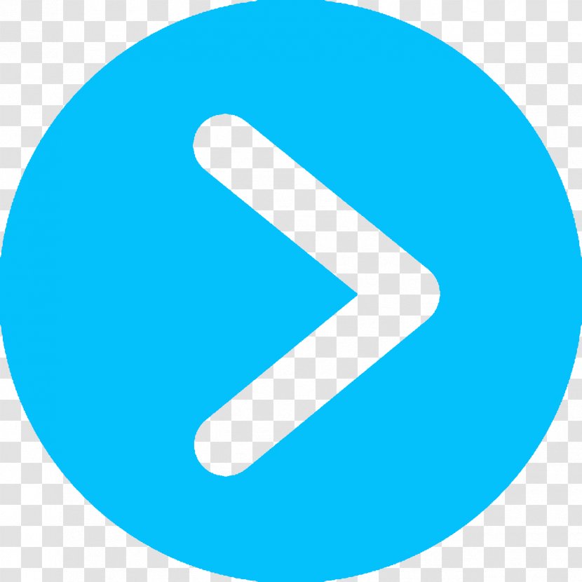 Bullet Arrow Symbol - Blue Transparent PNG