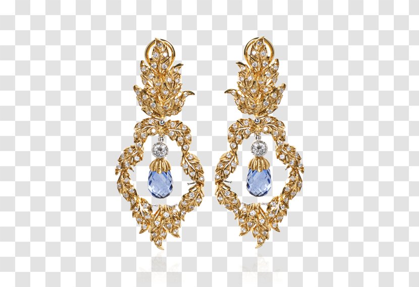 Earring Buccellati Jewellery Gold Necklace - Diamond Transparent PNG