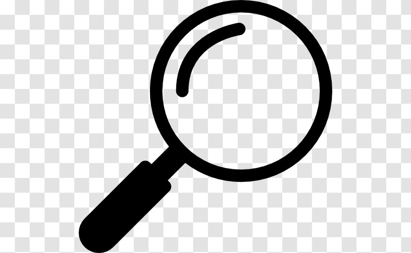 Magnifying Glass - Black And White - Symbol Transparent PNG