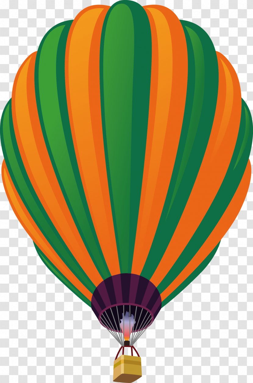 Hot Air Balloon Image Design Vector Graphics - Color Transparent PNG