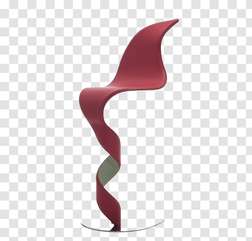 Bar Stool Chair - Flower - Metal Art Abstract Ribbon Transparent PNG