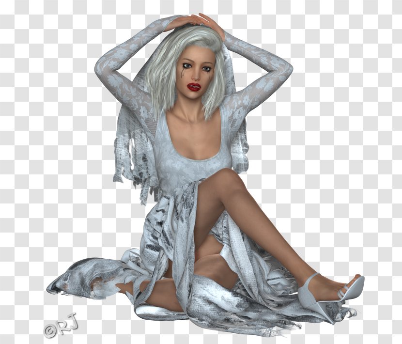 Human Hair Color Muscle Figurine - Fur - Ghost Bride Transparent PNG