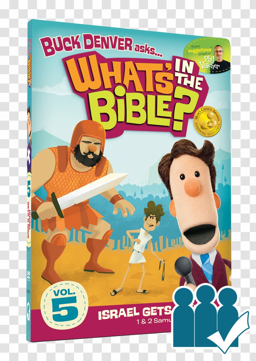 What's In The Bible? Buck Denver Asks..What's Bible - Veggietales - Songs! Books Of Samuel Book DeuteronomySummer Puzzles Transparent PNG