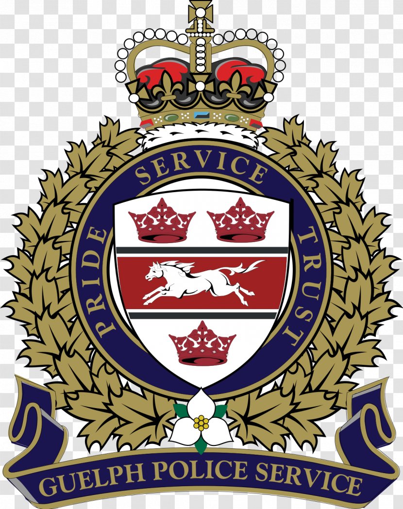 Guelph Police Service Officer Ontario Provincial Community Policing Transparent PNG
