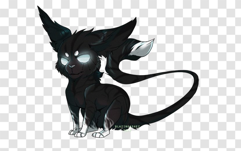 Kitten Black Cat Whiskers Legendary Creature - Watercolor - Little Devil Transparent PNG