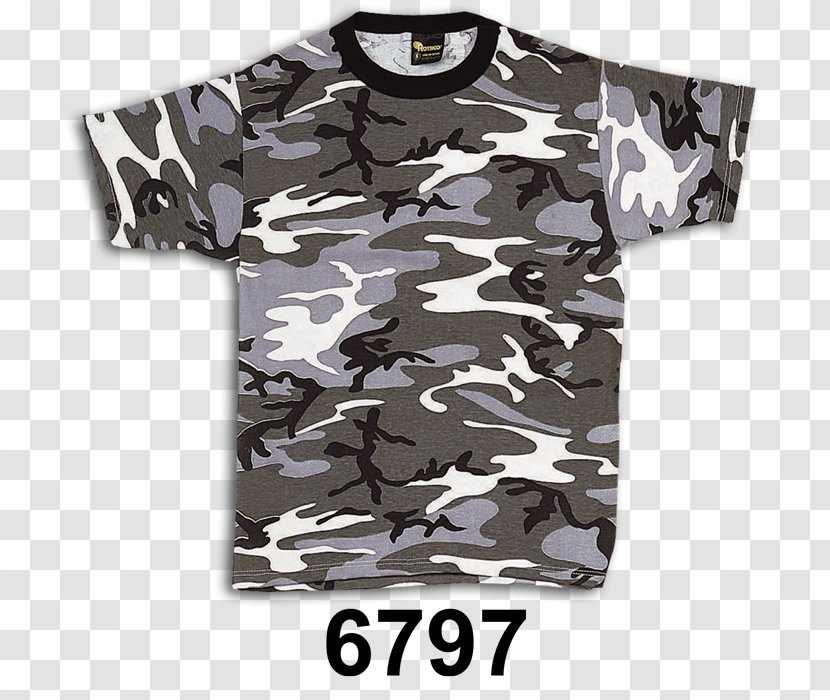 T-shirt Military Camouflage Sleeve - Cheer Uniforms Camo Transparent PNG