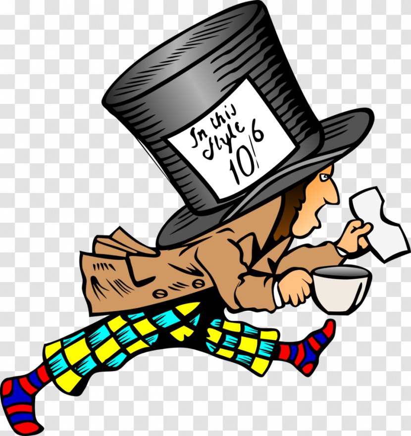 The Mad Hatter March Hare Clip Art - Alice In Wonderland Transparent PNG