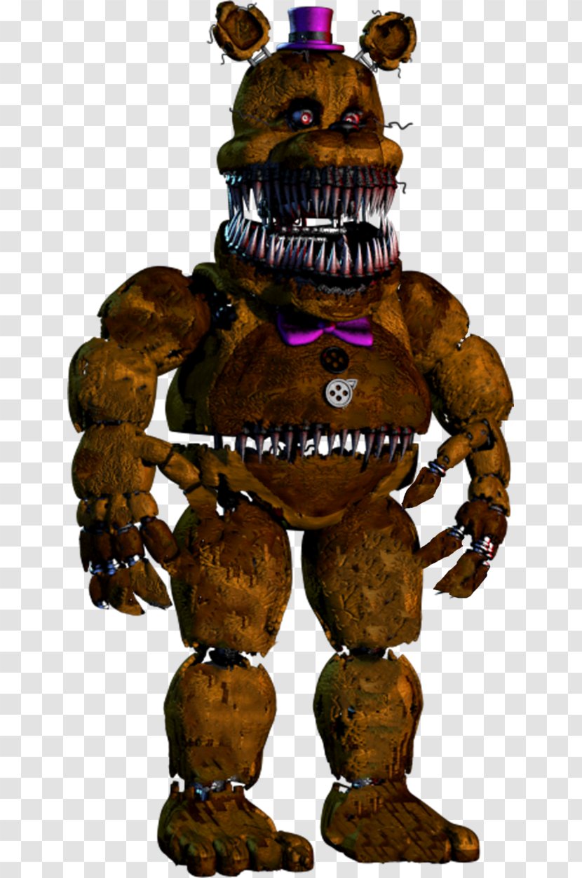 Five Nights At Freddy's 4 2 3 FNaF World Nightmare - Jump Scare - Foxy Transparent PNG