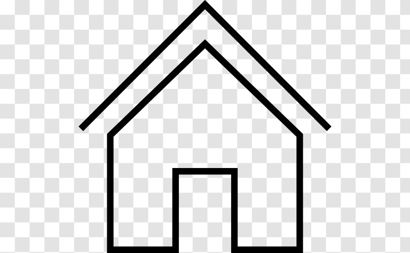 House Home Building - Black And White Transparent PNG