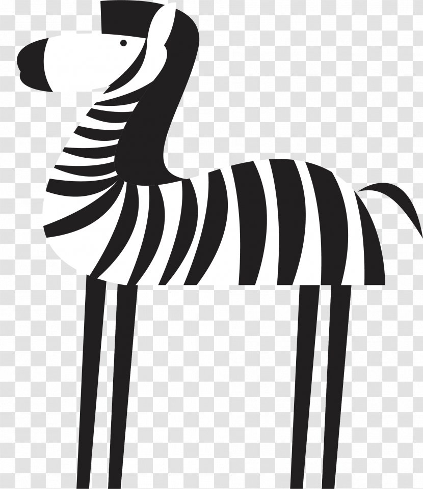 Zebra - Mammal - Vector Transparent PNG