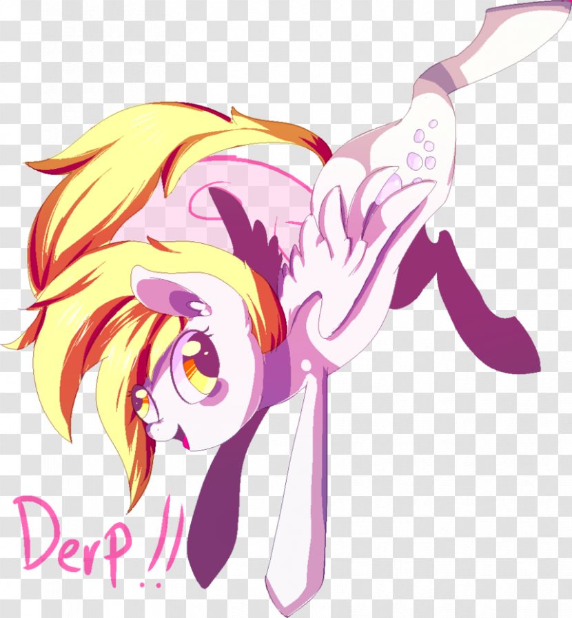 Pony Derpy Hooves Drawing Clip Art - Silhouette - Watercolor Transparent PNG