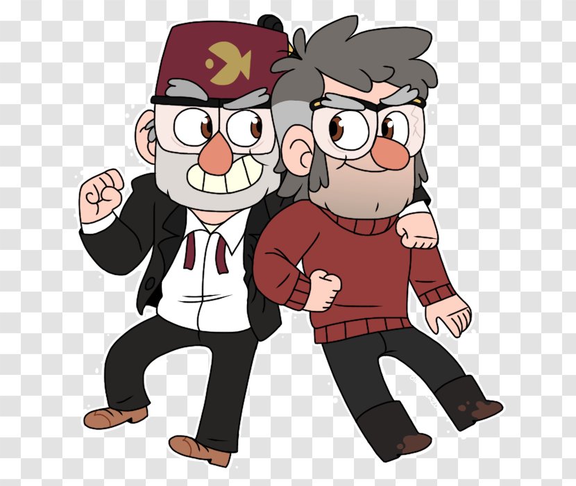 Grunkle Stan Stanford Pines Dipper Mabel Bill Cipher - Heart - Watercolor Transparent PNG