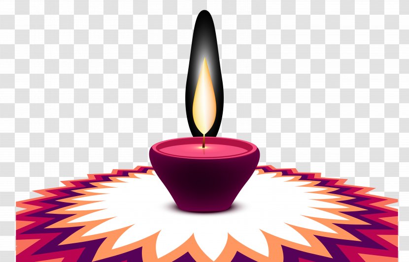 Light Candle Euclidean Vector - Purple - Color Candles Transparent PNG