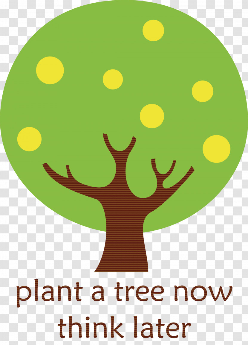 Plant A Tree Now Arbor Day Tree Transparent PNG