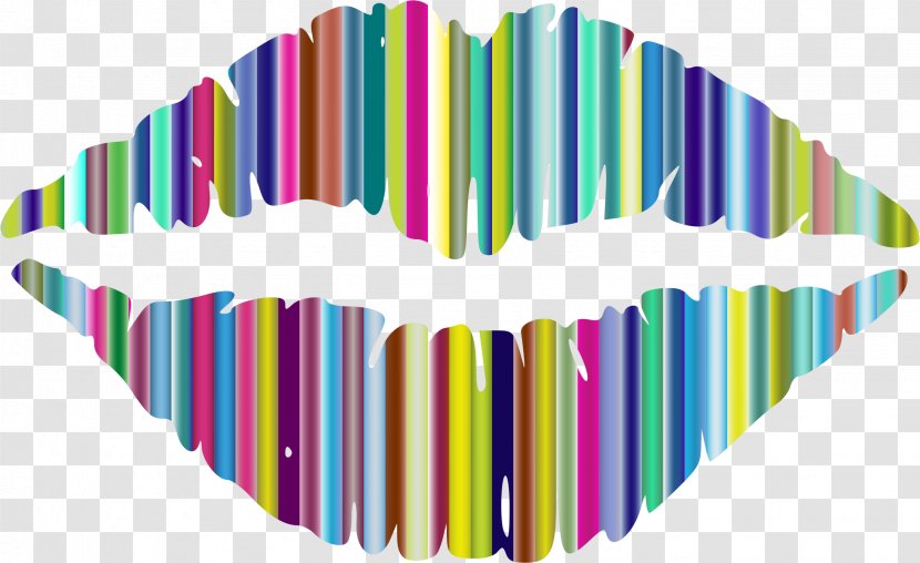 Lipstick Clip Art - Teal - Batten Design Transparent PNG