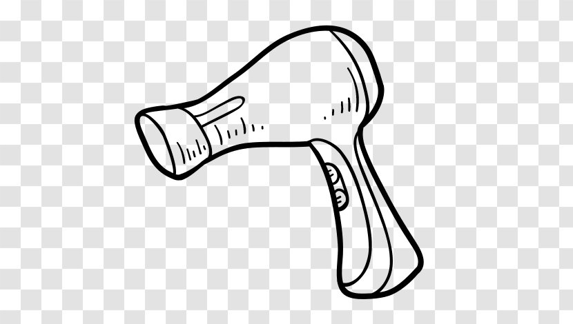 Hair Dryers Drawing Coloring Book Brush - Neck Transparent PNG