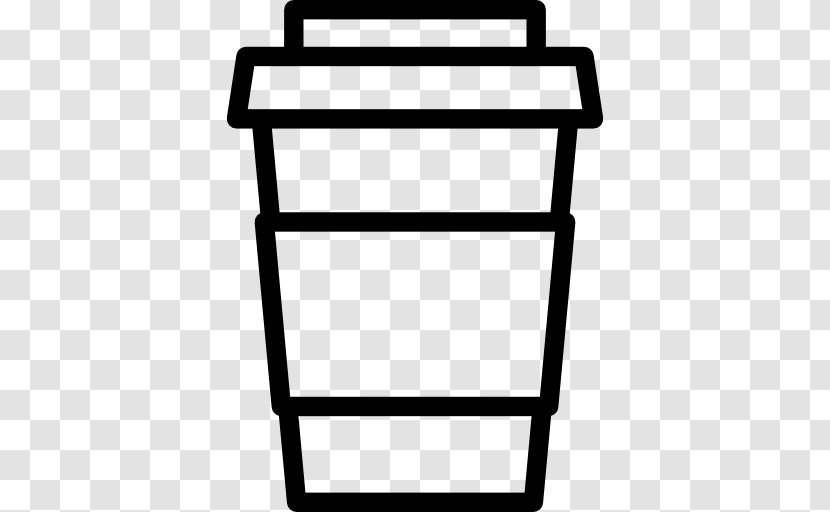 Cafe Iced Coffee Take-out Cup - Rectangle Transparent PNG