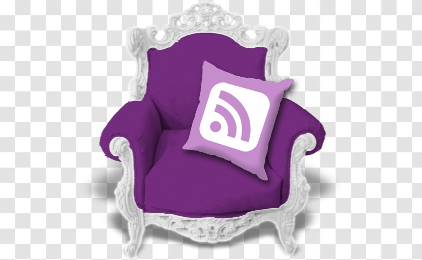 Download Desktop Environment Icon - Lilac - Chair Transparent PNG