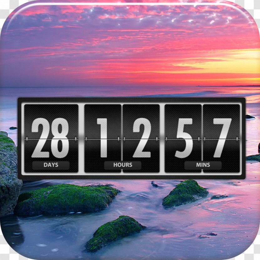 Vacation Countdown Travel Holiday Too Many Ads - Display Device Transparent PNG