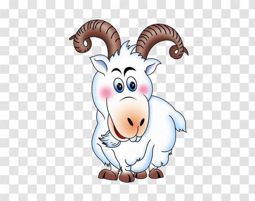 Goat Sheep Chinese Zodiac Cartoon - Shy Little Transparent PNG