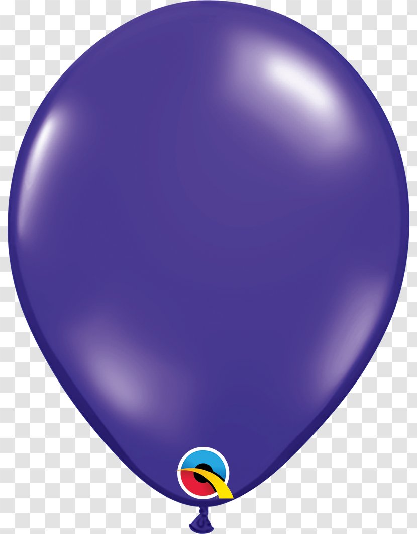 Mylar Balloon Purple Party Service Blue - Sphere Transparent PNG