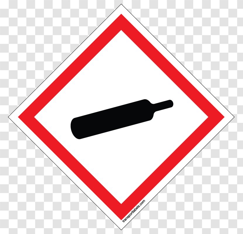 GHS Hazard Pictograms Globally Harmonized System Of Classification And Labelling Chemicals Gas Cylinder - Chemical - Icon Transparent PNG