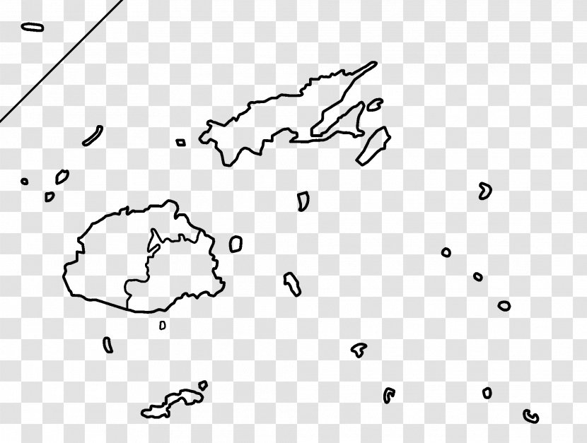 Suva Fijian Archipelago Yasawa Islands Blank Map Transparent PNG