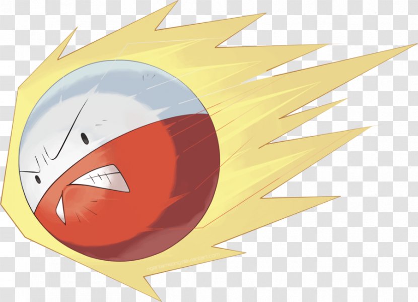 DeviantArt Electrode Voltorb Fan Art - Pokemon - Red Transparent PNG