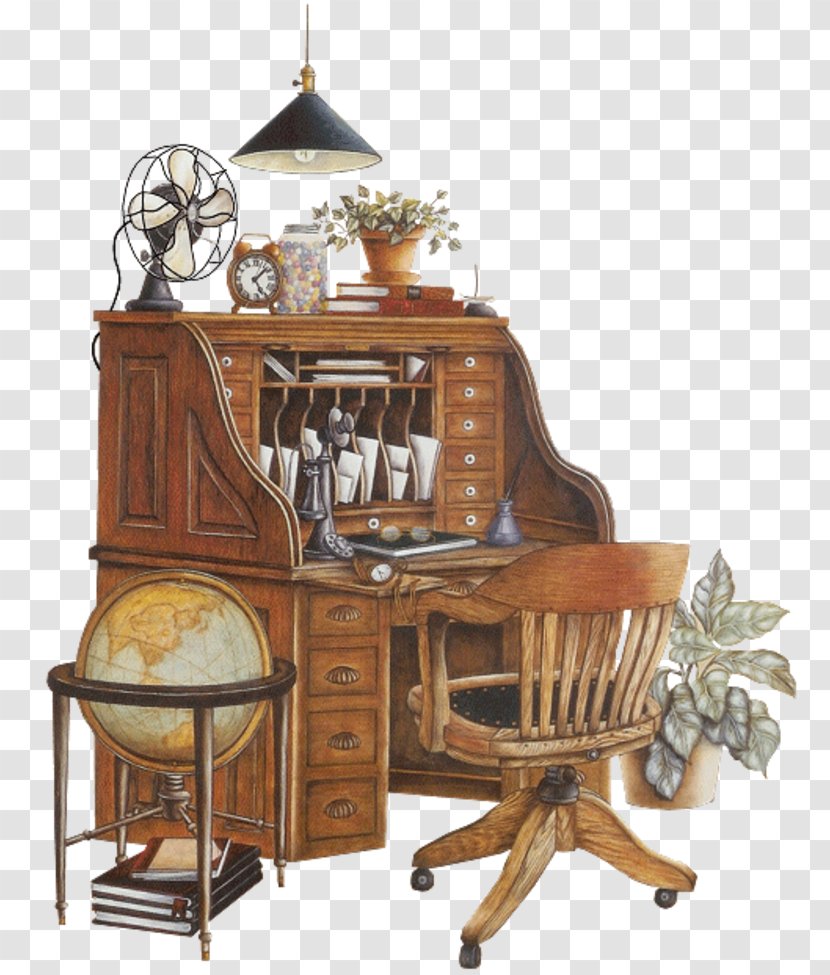 Antique Clip Art Furniture GIF - Evening - Sweet And Transparent PNG
