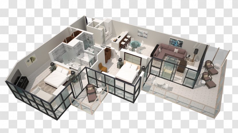 W Residences South Beach Greater Downtown Miami Hotel Suite Floor Plan Transparent PNG