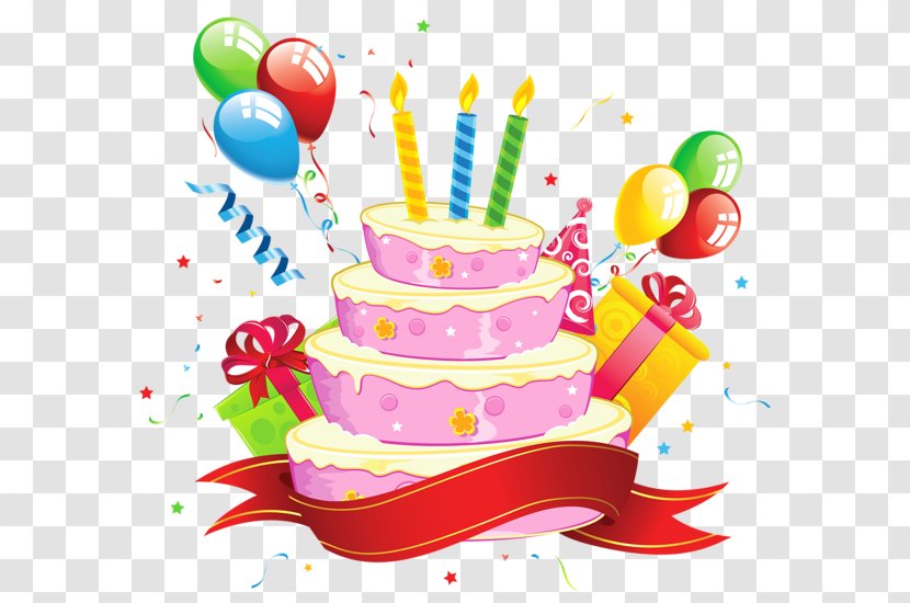 Birthday Cake Happy To You Wish Clip Art - Balloon Transparent PNG