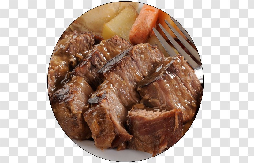 Pot Roast Beef Leftovers Roasting Slow Cookers - Sirloin Steak Transparent PNG