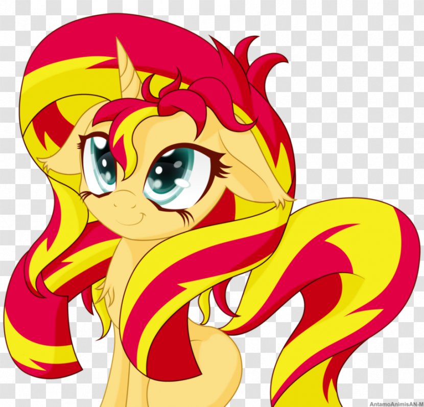 Pony Sunset Shimmer YouTube Equestria DeviantArt - Frame - Shimmering Transparent PNG