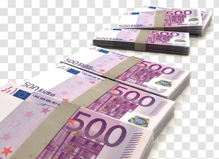 Euro Banknotes 500 Note Finance Investment - Financial Capital Transparent PNG