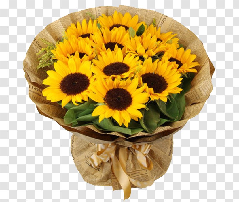 Zhuji Longquan Flower Yunhe County Jingning She Autonomous - Yellow - Sunflower Bouquet Transparent PNG