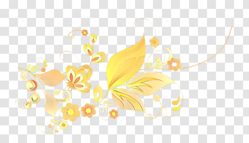 Background Floral - Plant - Butterfly Transparent PNG