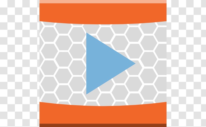 Blue Square Triangle Symmetry - Computer Software - Apps Vlc Transparent PNG