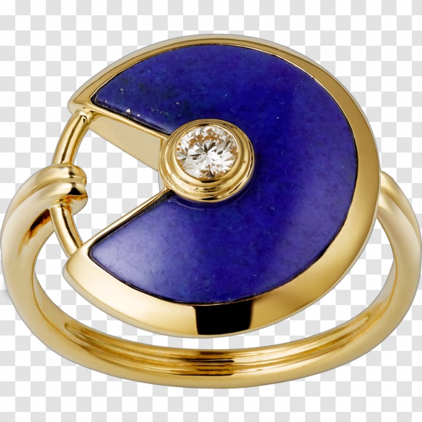 Earring Cartier Lapis Lazuli Jewellery - Ring Transparent PNG