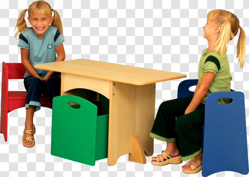 Table Bench Furniture Child Chair - Bookshelf Transparent PNG