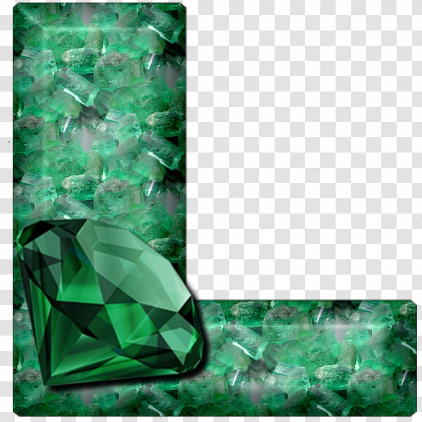 Emerald Glass Crystallography Plastic - Crystal Transparent PNG