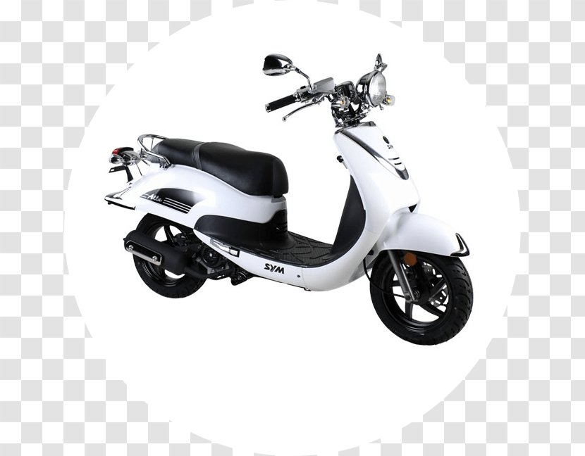 Motorized Scooter Motorcycle Accessories Peugeot SYM Motors - Vespa Sprint Transparent PNG