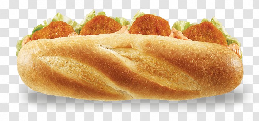 Baguette Chicken Nugget Hamburger Bread Hot Dog - Fast Food - Sandwiches Transparent PNG