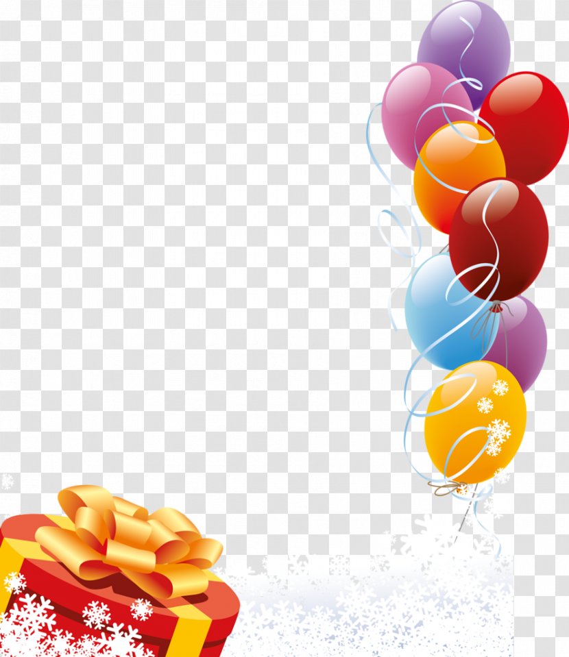 Balloon Picture Frame Stock Photography Royalty-free Clip Art - Gift Boxes Flying Balloons Transparent PNG