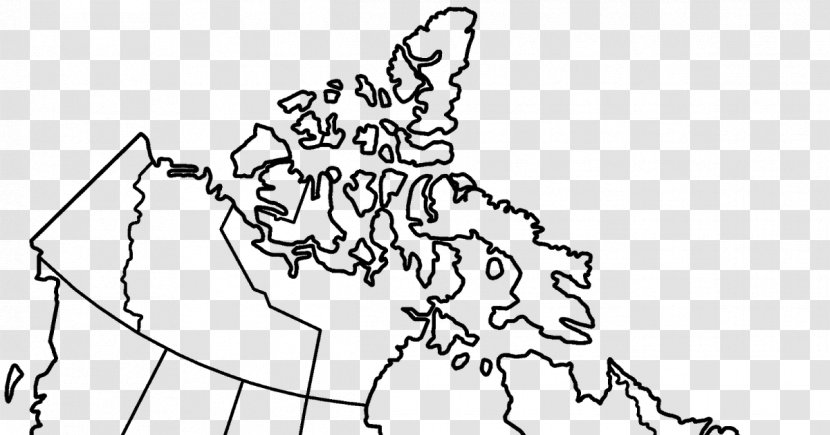 Blank Map World Canada United States - Watercolor Transparent PNG