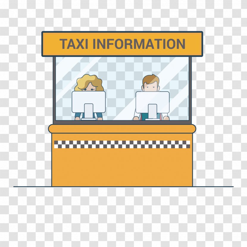 Taxi - Vector Service Station Transparent PNG