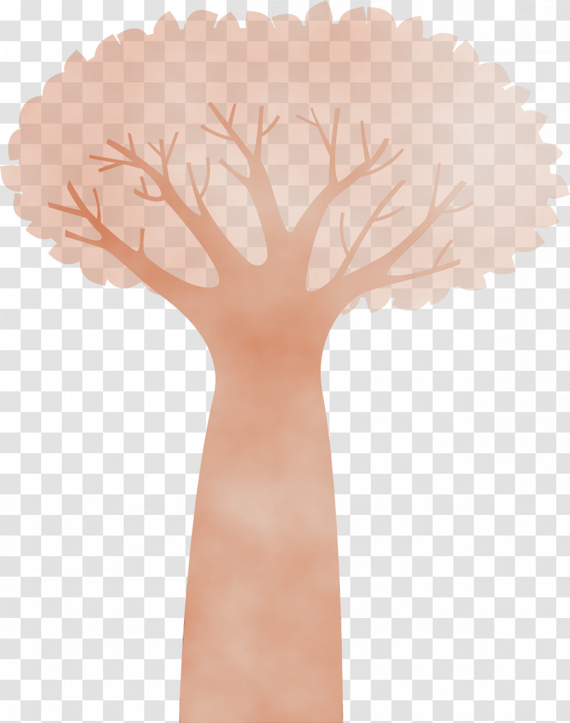 Pink M M-tree Tree Transparent PNG