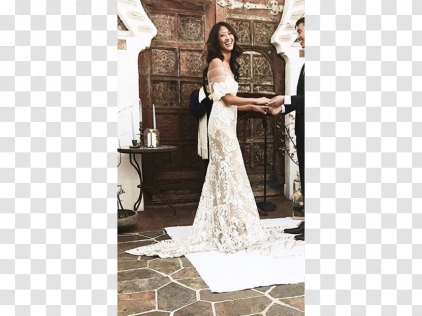 Wedding Dress Marriage Shoulder Photo Shoot - Haute Couture Transparent PNG