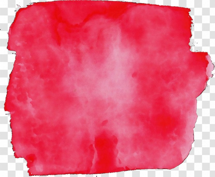 Watercolor Background - Paint - Magenta Pink Transparent PNG