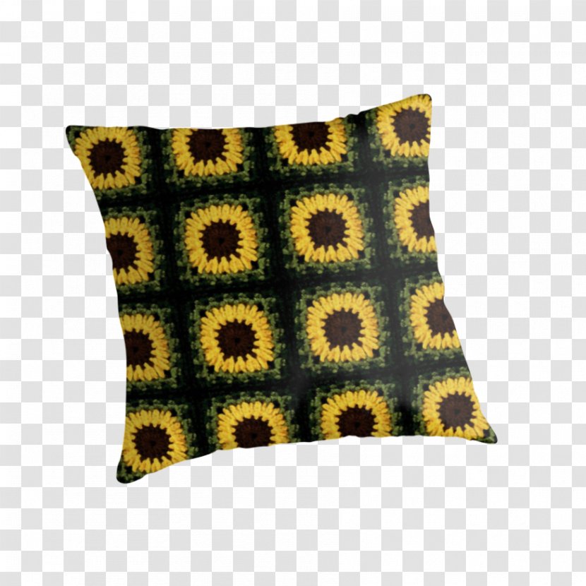 Cushion Throw Pillows - Pillow - Sunflower Decorative Material Transparent PNG