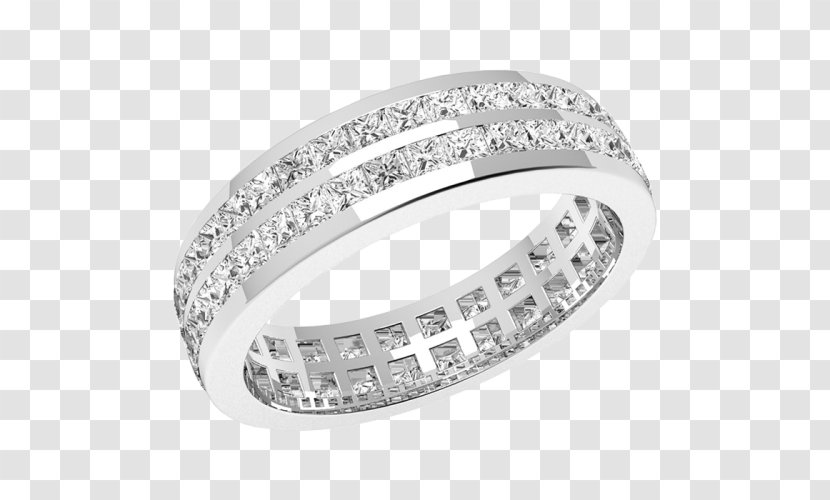 Wedding Ring Diamond Gold Jewellery - Eternity - Sleeve Band Dress Transparent PNG